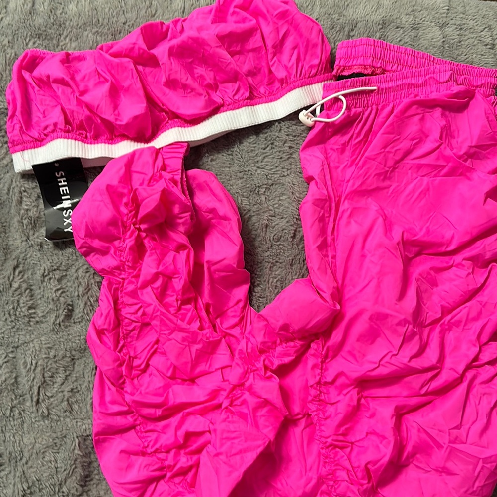 SHEIN Neon pink SET